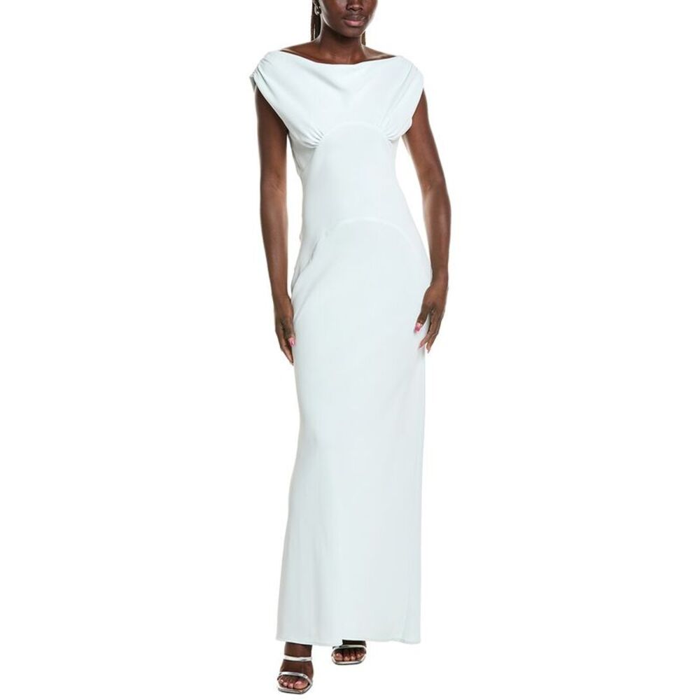 Paris Georgia Womens  Raina Maxi Dress, Blue